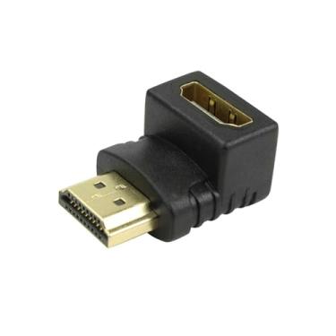 Imagem de PIX, 003-8603, Adaptador HDMI Plástico - HDMI Macho para HDMI Fêmea 90 Graus