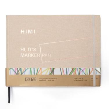 Imagem de Bloco de Papel Marker Himi 200g/m² 25,4x19,3cm 30 Folhas