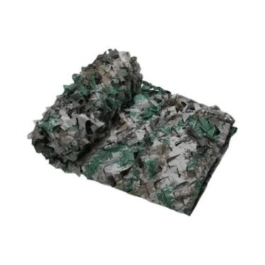 Imagem de Tenda De Carro Camuflada Preta Verde Azul Com Rede De Sombreamento 2X2