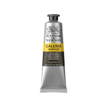 Imagem de Tinta Acrilica Galeria W&N 386 Mars Black 60ml - Winsor & Newton