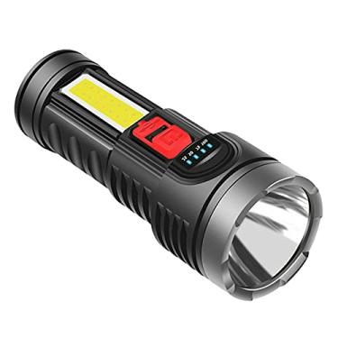 Imagem de NC Lanterna LED recarregável USB, lanterna super brilhante e potente alta 6000 lúmens, lanterna com à prova d'água para camping e caminhadas ao ar