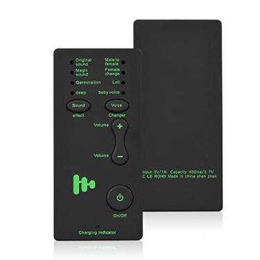 Imagem de KKcare M1 Mini Portátil Máquina de Efeitos Sonoros Dispositivo Trocador de Voz Placa de Áudio Trocador de Som para Transmissão ao Vivo Conversando Online Cantando para Smartphone Tablet PC