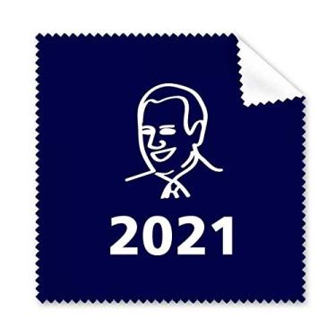 Imagem de Pano de limpeza azul de pano de limpeza para telefone com personagem do presidente dos EUA, 5 peças