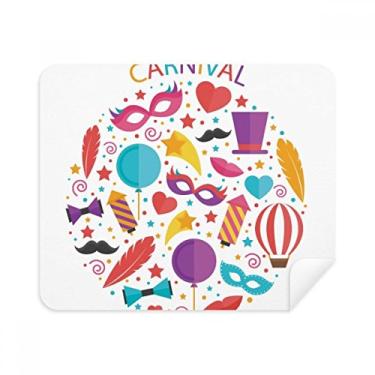 Imagem de Máscara de tecido de camurça 2 peças de tecido de camurça