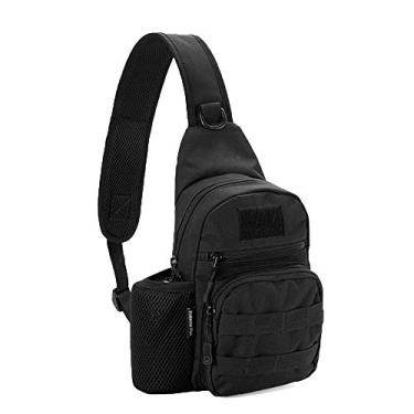 Imagem de Qudai Saco de tórax masculino feminino camuflagem Saco esportivo militar de grande capacidade para ciclismo caminhada mochila de ombro