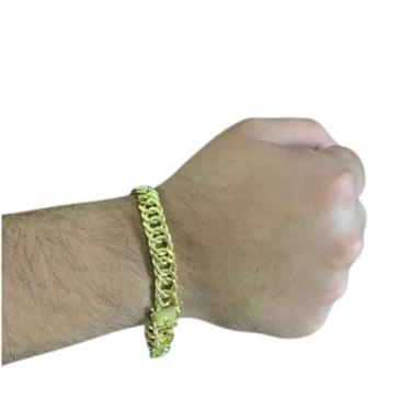 Imagem de Pulseira 12mm Grumert dupla de Moeda Antiga 17 gramas