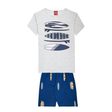 Imagem de Conjunto Infantil Masculino Camiseta + Bermuda Kyly