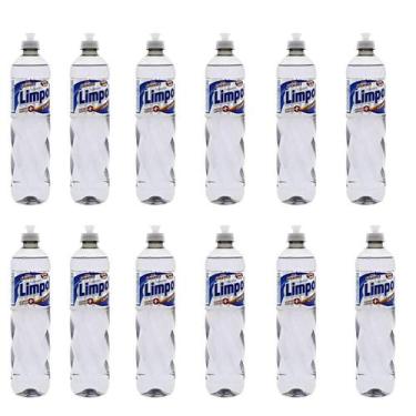 Imagem de Kit Com 12 Detergente Limpol Cristal 500ml Biodegradável - Bombril