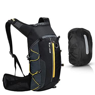 Imagem de Mochila de hidratação para bicicleta, mochila de bicicleta com bexiga de água de 2,5 l, mochila de esqui leve pequena de 10 litros para homens e mulheres, mochilas de MTB para ciclismo, caminhada, corrida, esqui