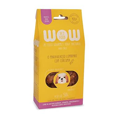 Imagem de Petisco Natural Wow Pet Food lombinho e cúrcuma para cães 50g