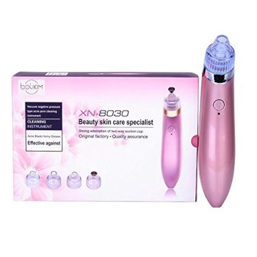 Imagem de Tira Cravos Espinhas Elétrico Limpeza Facial A Vácuo 4 Bicos