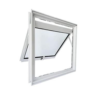 Imagem de Vitro Max Ar Alumínio Branco 80X80Cm Sem Grade