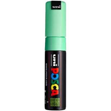Imagem de Posca Marcador 7M em verde claro, canetas posca para materiais de arte, material escolar, arte rupestre, tinta de tecido, marcadores de tecido, caneta de tinta, marcadores de arte, marcadores de tinta