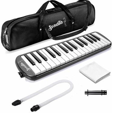 Imagem de Escaleta Sonata 32 Teclas Profissional + Bag (PRETO)