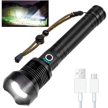 Imagem de Lanterna Laser Tática Titanium Pro Camping T9 Trilha Led Usb - Bivena