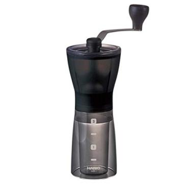 Imagem de Moedor de café manual Hario Mini-Slim Plus, capacidade de 24 g