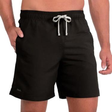 Imagem de Bermuda Shorts Casual Liso Com Bolso E Bordado Mash
