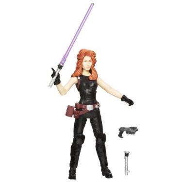 Imagem de Star Wars Boneco Mara Jade da Série Preta, 9,5 cm