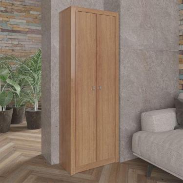 Imagem de Armário para Escritório Multiuso com 2 Portas 60x171,5cm Amêndoa