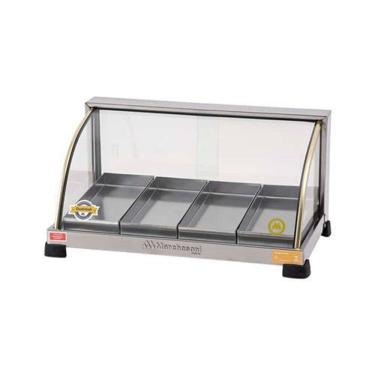 Imagem de Estufa para salgado curva 4 bandejas ouro 220v marchesoni