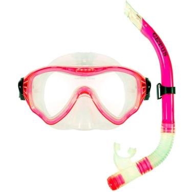 Imagem de Kit de Mergulho Máscara e Respirador Cetus New Parma Pro Amarelo-Unissex