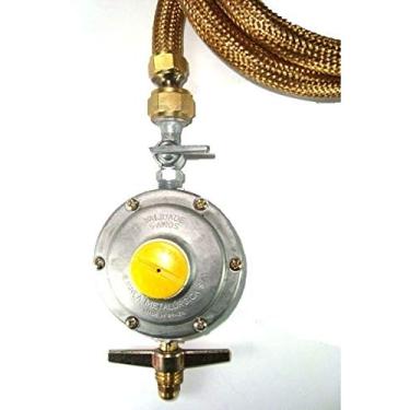 Imagem de Flexível Kit Fogão,cooktop Para Gas Doméstico De Botijão 3mt