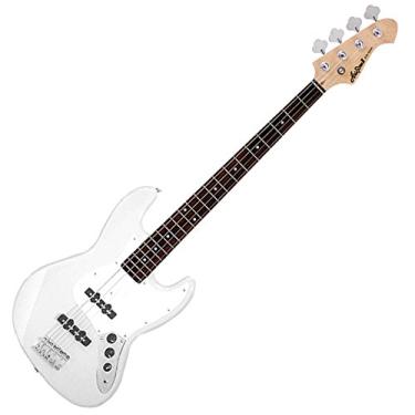 Imagem de Contrabaixo STB-JB/B 4 Cordas White Aria