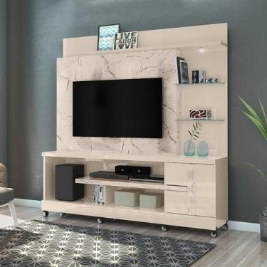 Imagem de Home Theater Alan para TV de até 55 polegadas COM RODÍZIO - CALACATA /