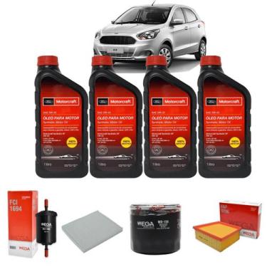 Imagem de Kit Revisão 5w20 Ford Ka 1.0 1.5 2016 2017 2018 2019 - Motorcraft