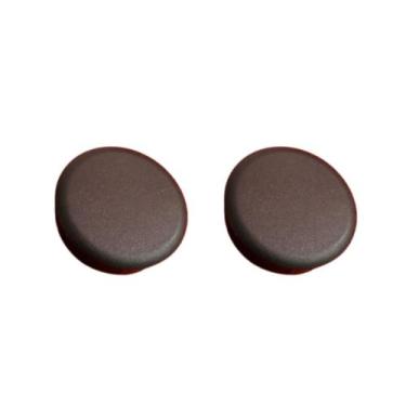 Imagem de Tampa Corrimão Nylon Para Tubo 2 Preto Achatado Kit 2 Un - VCB