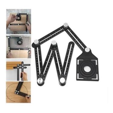 Imagem de Régua Multi Ângulos Cortar Piso Azulejo Azulegista Pedreiro - TZimport