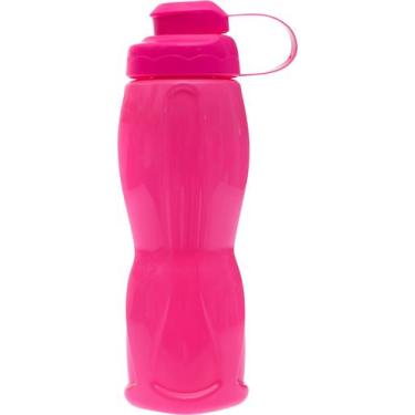 Imagem de Garrafinha Squeeze Agua Plástico Reforçada 700ml - MasterUtil, Rosa