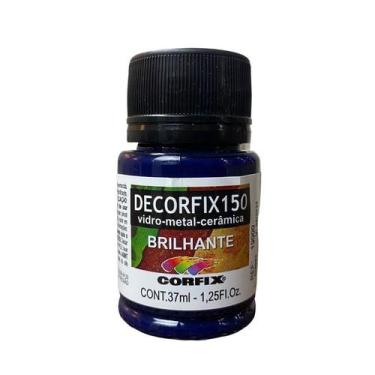 Imagem de Tinta Decorfix 150 Brilhante 37ml 324 Azul Turquesa Corfix