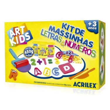 Imagem de Letras e numeros 450g - ACRILEX