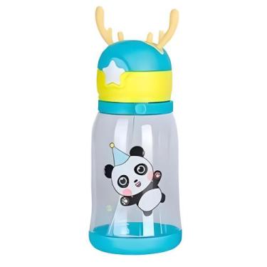 Imagem de Garrafa de água infantil Garrafinha Alce com chifre 400ml - Montebello