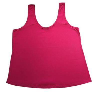 Imagem de Regata de Pijama Mega Plus Size (LISA) G5 ao G10 - Turbulencia, Rosa p