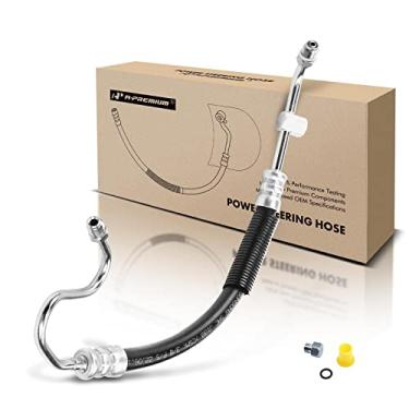Imagem de A-Premium Conjunto de mangueira de linha de pressão de direção hidráulica compatível com Ford Bronco F-150 1993-1996 F-250 F-350 1993-1997 5.0L 5.8L com porta de interruptor