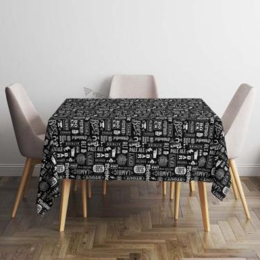 Imagem de Toalha De Mesa Reatangular Impermeavel Termica 1,80 x 1,40m Estampa Bo