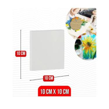 Imagem de Tela Para Pintura Luarte 10 x 10 cm - Unidade