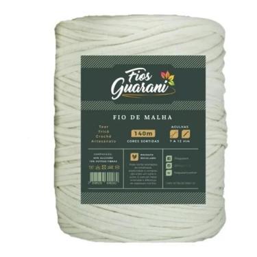 Imagem de Fio De Malha Guarani 140m Branco Crochê/tricô/artesanato - ARMARINHO