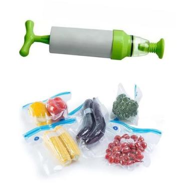 Imagem de Bomba para sacos a vácuo de sucção conservar alimentos - Unyhome