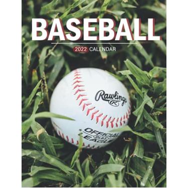 Imagem de Baseball 2022 Calendar: Mini Calendar 2022 with Large Grid for Note - To do list, Gorgeous 8.5x11'' Small Calendar, Non-Glossy Paper