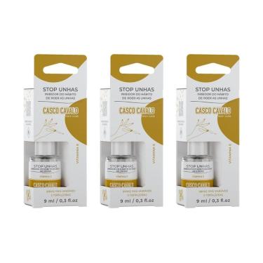 Imagem de Casco De Cavalo Trop Care Stop Unhas 9Ml - Kit Com 3Un