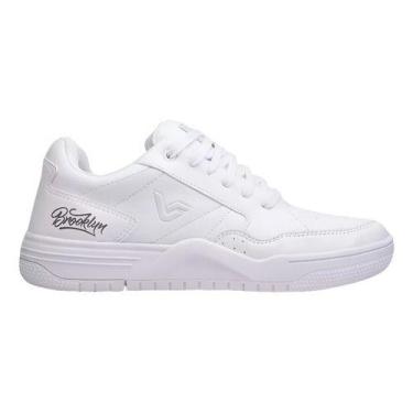 Imagem de Tênis Vibe Brooklyn 3 Masculino Preto+branco - Branco+cinza