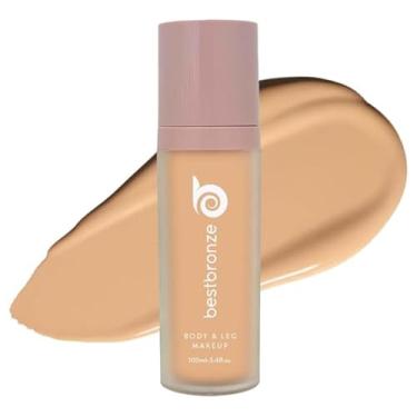 Imagem de Best Bronze Bombshell Maquiagem Corporal e para Pernas - Maquiagem à Prova D'água para Pernas e Base Corporal - para Cicatrizes, Cobertura de Varizes e Corretivo para Pernas (NC20 Bege Dourado)