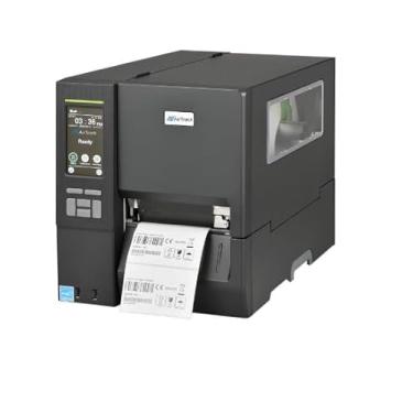 Imagem de AirTrack Impressora industrial de etiquetas de código de barras, impressão de transferência térmica, Ethernet/RS-232 Serial/USB/USB Host, e compatível com Wi-Fi, tela sensível ao toque atraente.