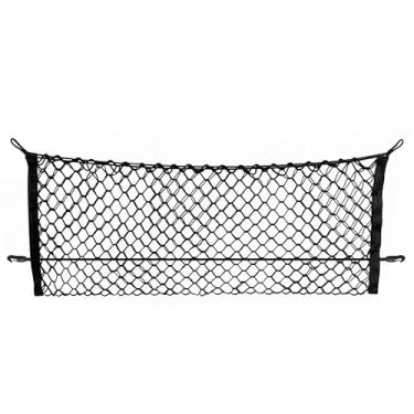 Imagem de Rede de carga em malha de mala elástica automotiva estilo envelope para suburbano Tahoe 2015-2020 - Organizador e armazenamento de porta-malas premium - Rede de bagagem para SUV - Melhor organizador de carros feito para Escalade cabe no Yukon