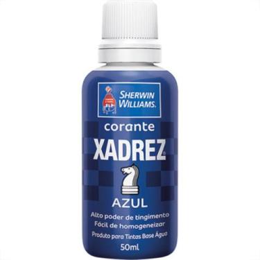 Imagem de Globo Corante Xadrez Azul 50 Ml - Kit C/12 Pc - GLOBO / XADREZ