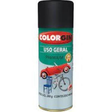 Imagem de Spray Fosco ColorGin Uso Geral - SHERWIN WILLIAMS, Preto