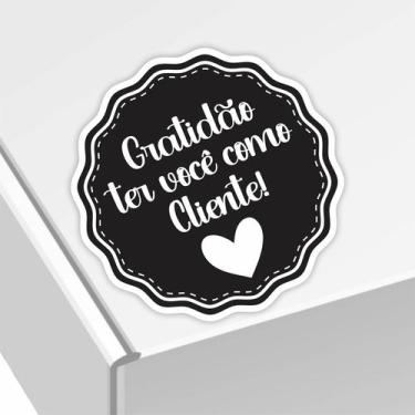 Imagem de Kit 300 Etiquetas Adesiva Personalizada Para Embalagem Wb889 - Resitan